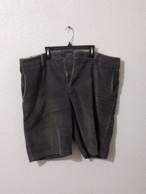 Quiksilver Men's Dark Gray Corduroy Shorts